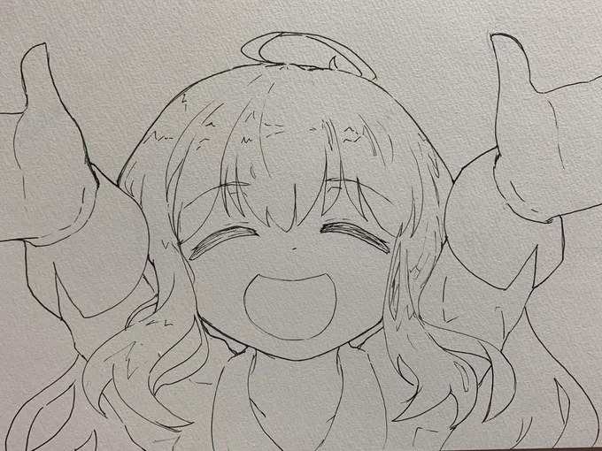 いろをつけるぞぉぉぉぉ!!!!
#イラスト #らくがき #アナログイラスト #イラスト描きます 
