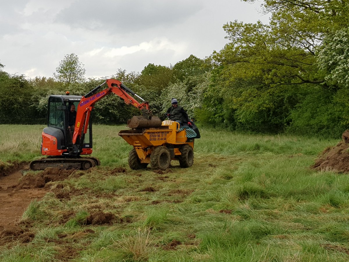 Finally, after a number of years, a lot of hard work and selfless commitment, our Club has made an initial start on the new ground at Wynbarns Farm, Shenfield. 
Thanks to everyone who has helped get us this far and especially to the lads at the farm who are featured in the photo