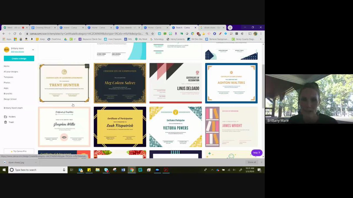 BrittanyWare12's tweet image. It has been another fabulous Friday with engaging PD by the @ITS_HCS team.  I enjoyed showing Ts how to create and host a virtual awards day using @canva!  Don&apos;t forget to check out the 2 remaining sessions this afternoon. #NeverStopLearningHCS