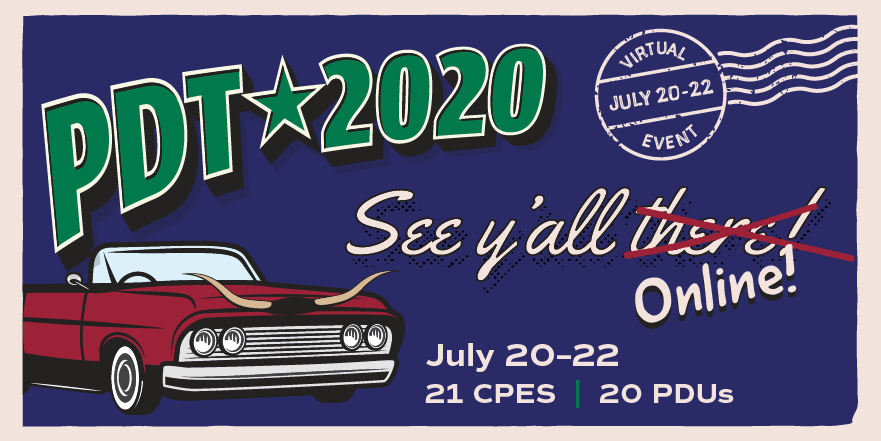AGA is excited to announce that PDT 2020 will be a virtual event! We're still working out the details (and we'll share those as soon as they're ready) but stay tuned for more: zcu.io/8y8x