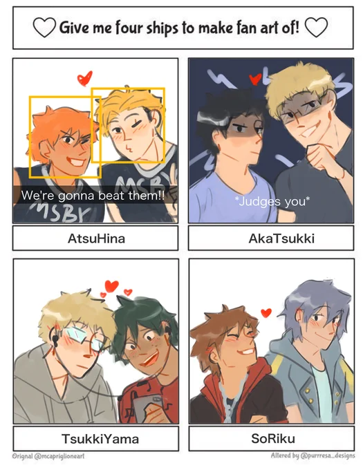 finally was able to do this challenge from both here and some friend's requests!! (also used this to practise some new brushes)
#fourshipschallenge #4ships #4shipsfanart 