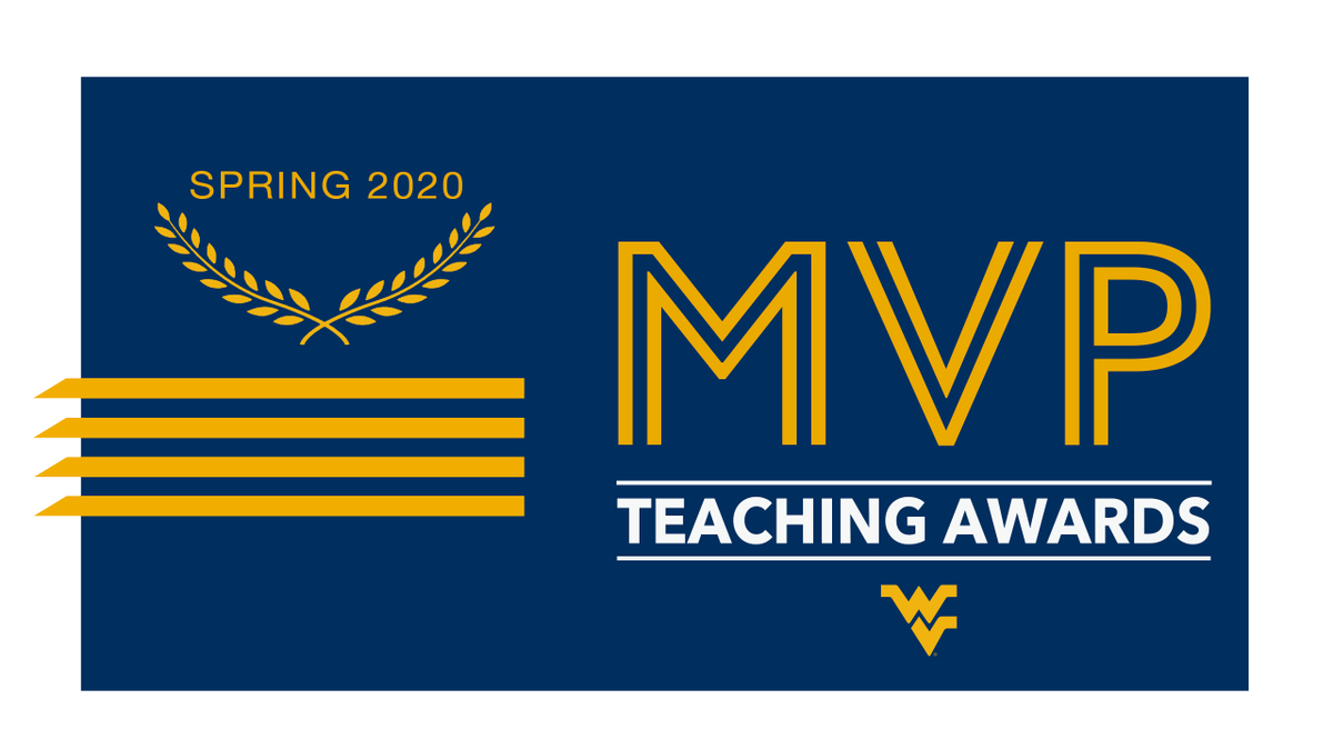 WestVirginiaU's tweet photo. Today's the last day to nominate your favorite WVU faculty member or instructor for a Teaching MVP Award! 👩‍🏫👨‍🏫

Let us know who you think went above and beyond in this unprecedented semester! 
 
➡️ https://t.co/18FRMIytMw https://t.co/w7clQr25k9