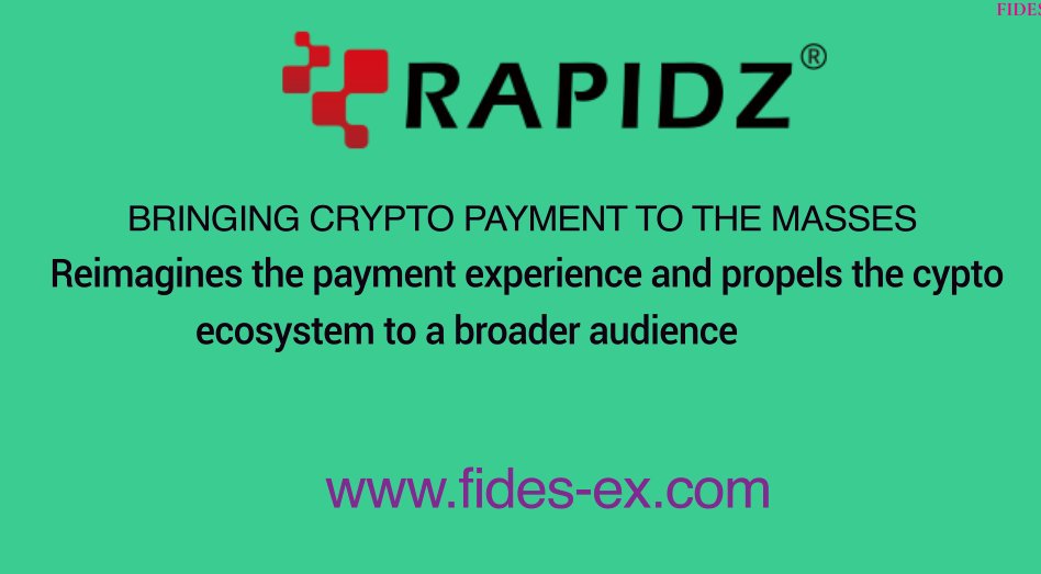 FidesExchange's tweet photo. Trade with us
Rapidz (RPZX)
https://t.co/FNfZoM7YqT
https://t.co/GDZwBrBCqM
https://t.co/JZFRoiZkdU
https://t.co/WGJiBmF8rn
@Rapidz_io
#RPZX #BTC #FidesExchange #cryptocurrency #Cryptos #exchanges #Fast #BeYourOwnBank https://t.co/jqIccpyxvl