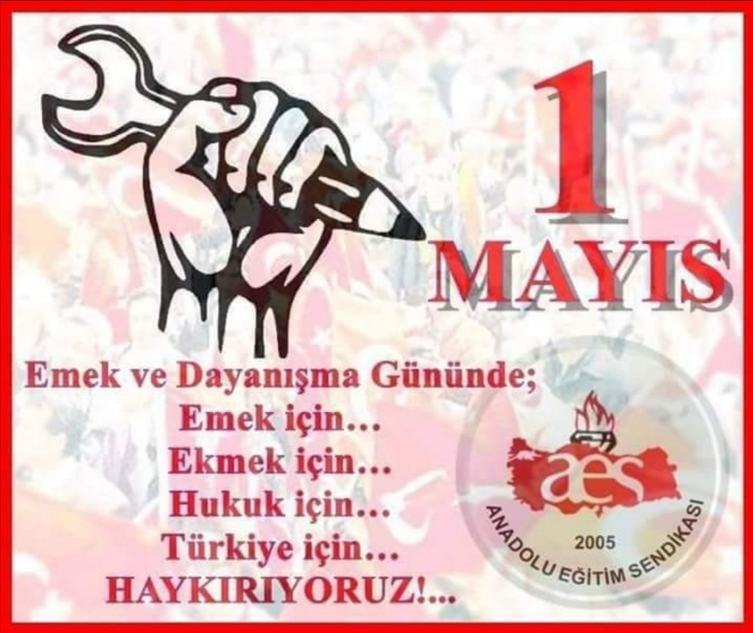 EgitimIl's tweet photo. 1 Mayıs Emek ve Dayanışma Bayramı kutlu olsun. https://t.co/QGoSrWhpK4