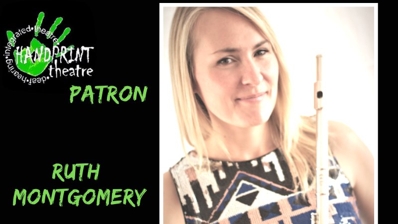 #Goodnews We are honoured to announce that Ruth Montgomery, founder of @Audiovisability will be our first Patron. We are excited to be moving forwards with Ruth, and creating more opportunities to inspire & discover future Deaf & hearing creatives. #TheatreForAndWithYoungPeople