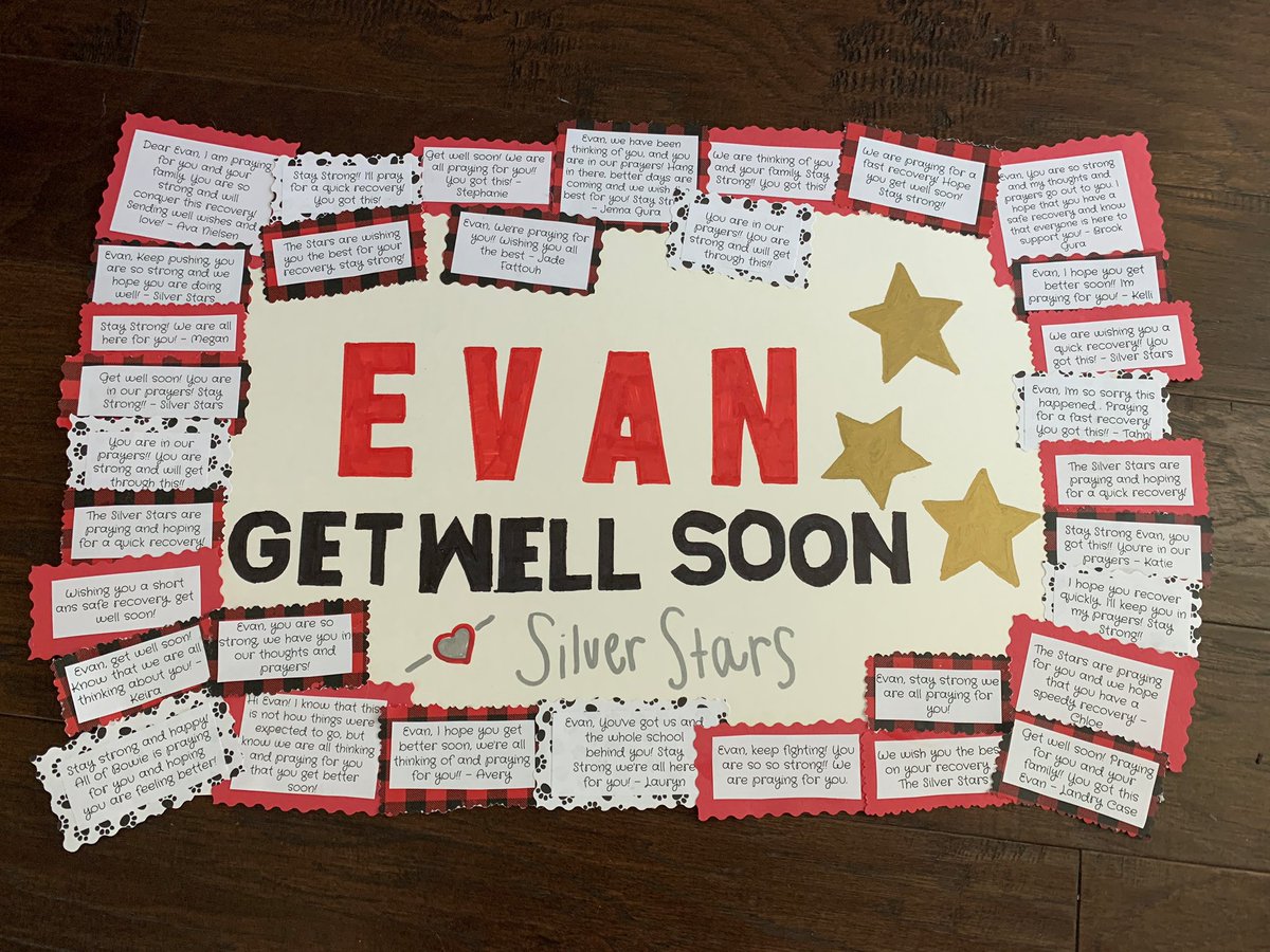 JBHSSilverStars's tweet photo. The Silver Stars have you all in our thoughts. ❤️ #evanstrong #dawgpack https://t.co/8E3VD8QCLD