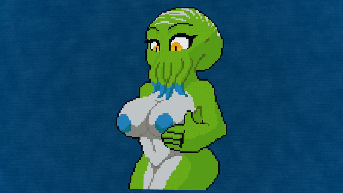 Nina_Wolf38's tweet photo. #Minecraft #XboxShare #PixelArt #Cthylla https://t.co/wm63Gthzfy