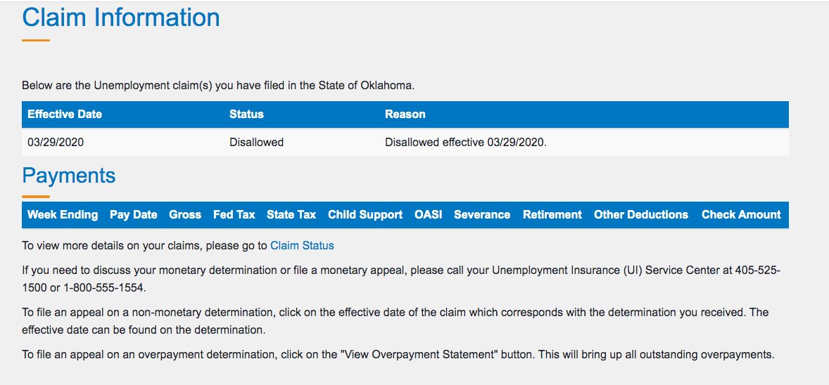 KandyceCudjo's tweet photo. @oescexe The page is not allowing me to apply for the PUA. I've been "disallowed" for Regular Unemployment but why won't it let me apply for the PUA? See attached screenshots. Please advise. https://t.co/dp17LFLGi5