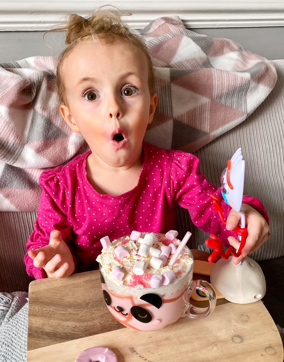 JessPullen_TCS's tweet photo. Happy Friday, kiddo (and Forky)! 🥰💖 https://t.co/DnbUkSe4TU