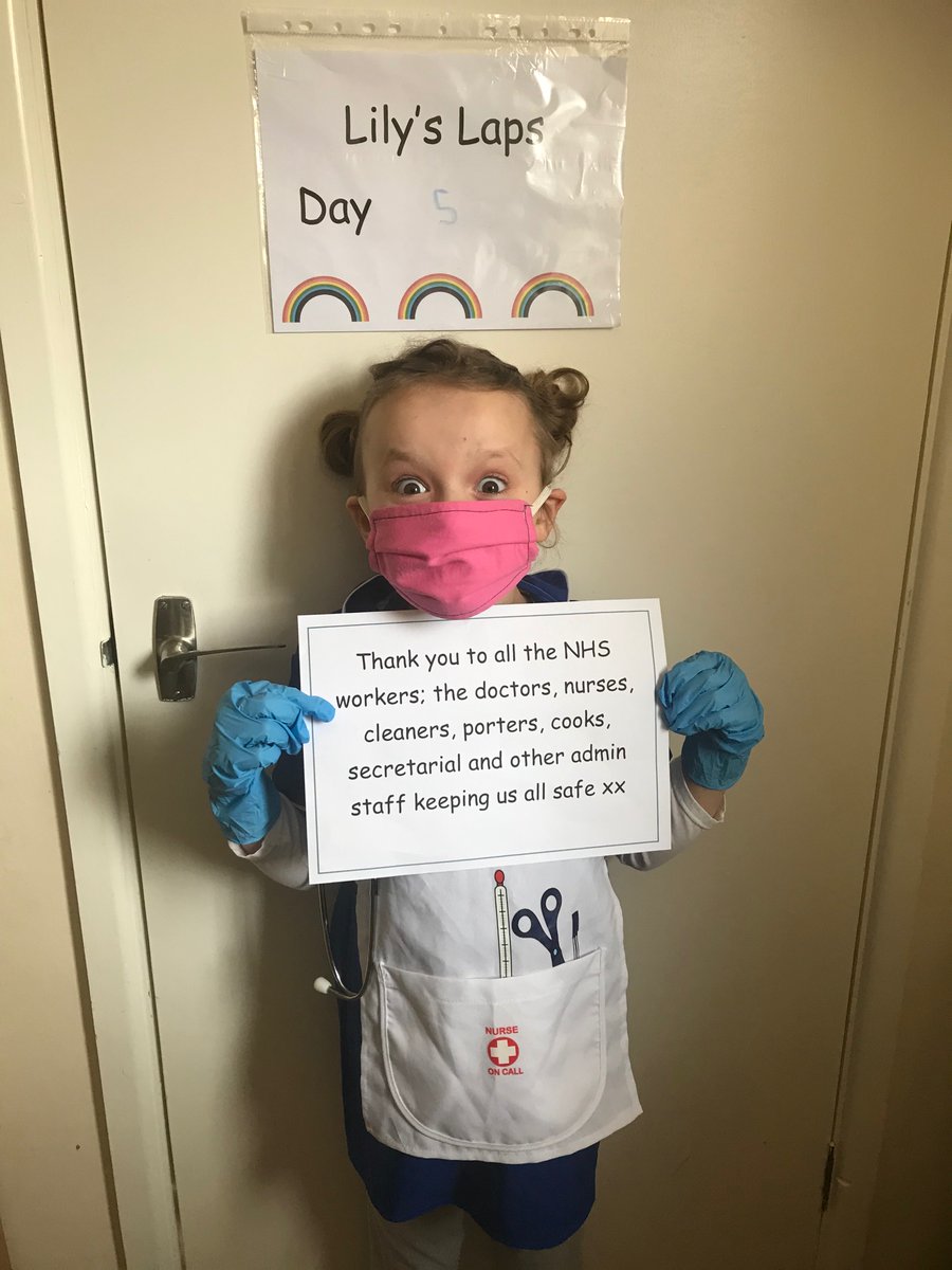 Day 5 completed - that’s 500 laps so far! #NHSheroes #ThankYouNHS #JustGiving justgiving.com/fundraising/ke…