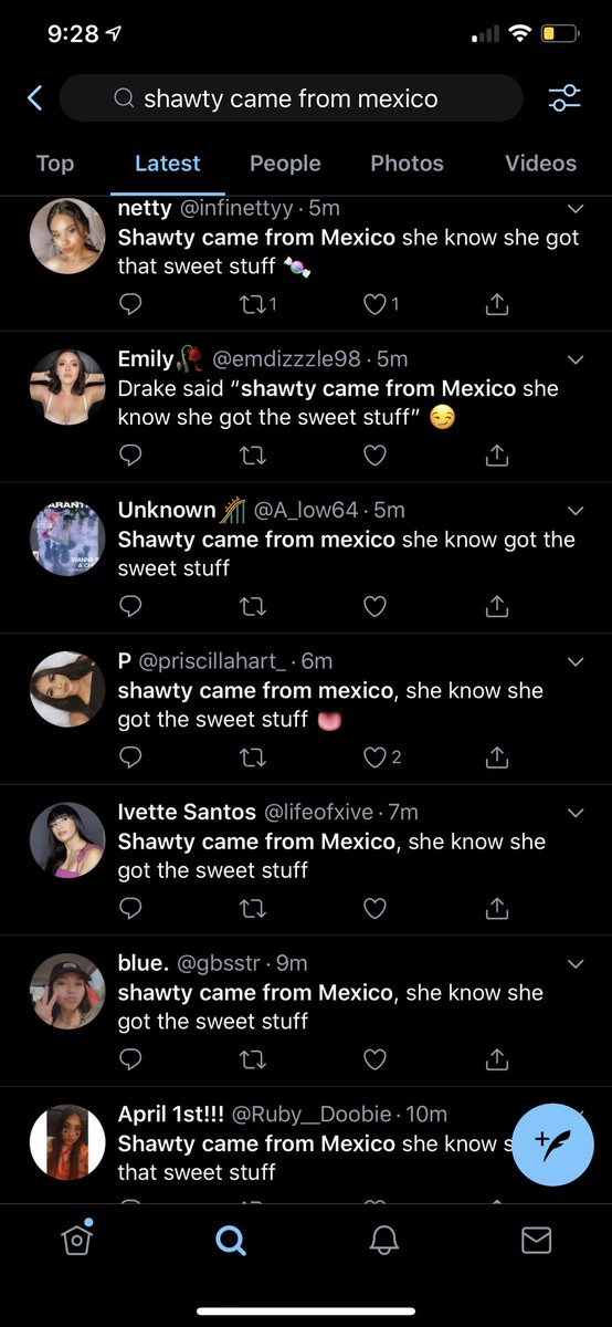 Shawty came from mexico drake