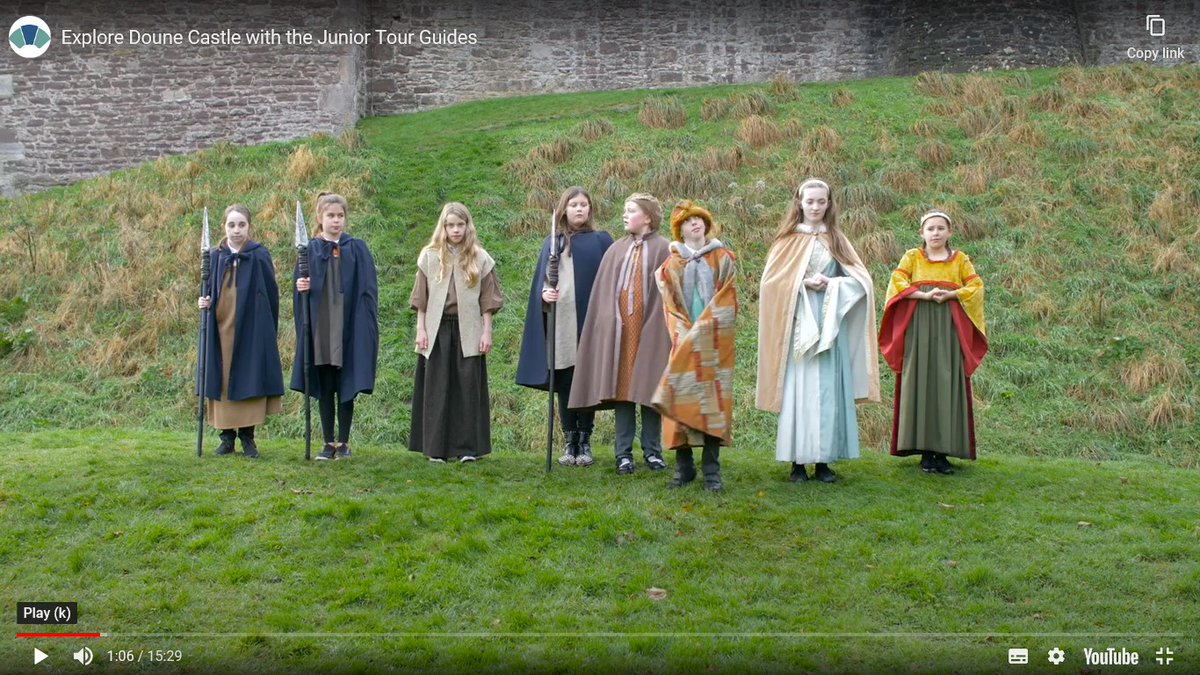 LearnMaidsTale's tweet image. Although our sites are currently shut you will still be able to explore one of our wonderful castles with our Junior Guides from Doune Primary School. Please click youtu.be/REBKX0pkGJ4 and enjoy the virtual tour of the site! #LearnWithHES #LearnAtHome