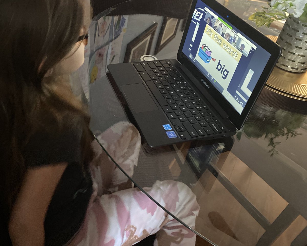 I observed my daughter’s kindergarten zoom class today - I watched the amazing @MsKallertDWS use an array of DI strategies to reach students of all levels. Truly an incredible teacher!  #TeacherAppreciation #SoGrateful