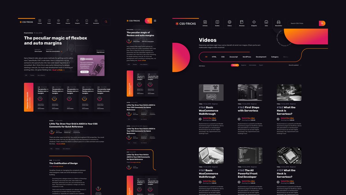 Bit of a birds eye view of some of the work I did for <a href="/css/">CSS-Tricks</a> last year. I have so much of this sort of thing unpublished. I should probably do something with it.