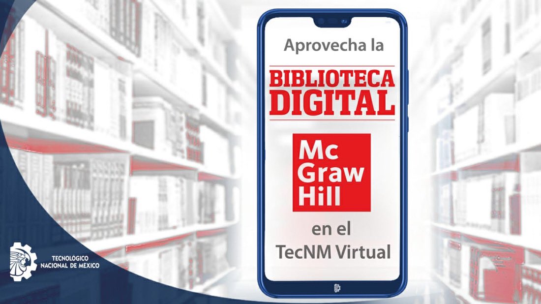 TecNM_MX's tweet photo. #ComunidadTecNM
Aprovecha los 146 recursos electrónicos que la editorial  McGraw-Hill pone a disposición de forma gratuita en #TecNMVirtual. Estos títulos fueron seleccionados como resultado de un mapeo contra los planes de estudio del #TecNM 👉🏻 https://t.co/6pjajgWgWM https://t.co/0byFokfWIi