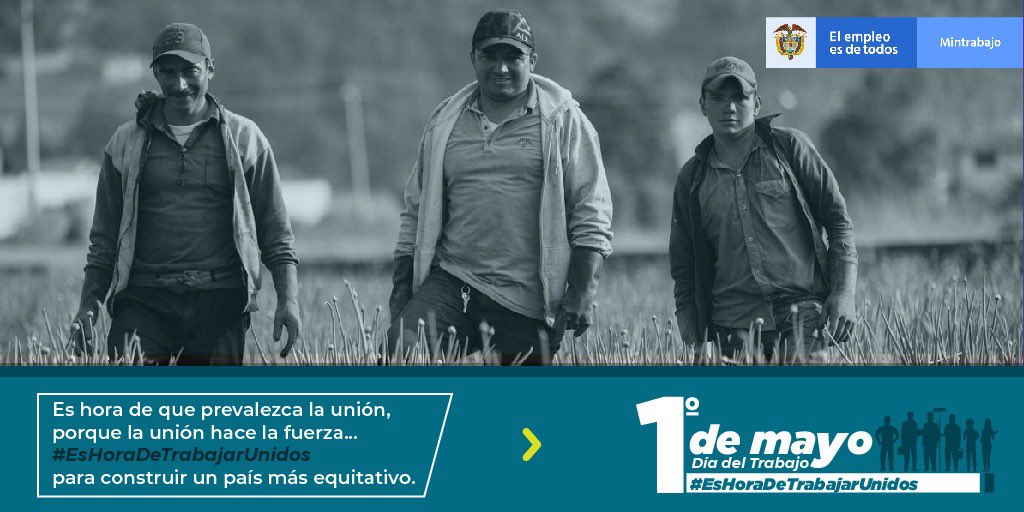 MintrabajoCol's tweet photo. #EsHoraDeTrabajarUnidos | Con el apoyo de las centrales sindicales se trabaja por la promoción de la formalización laboral y por fortalecer la libertad sindical, una tarea que busca garantizar los derechos de los trabajadores en el país. https://t.co/1ZHEw7CEzC