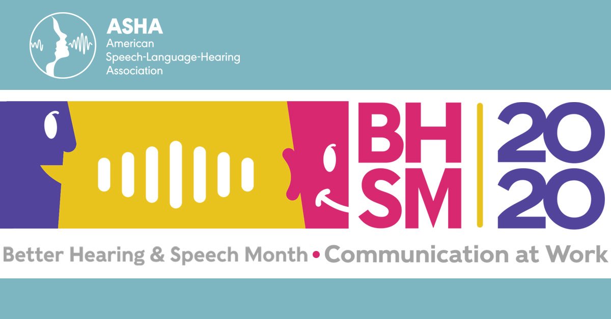 Happy May! Did you know May is Better Hearing &amp; Speech Month 🥳
