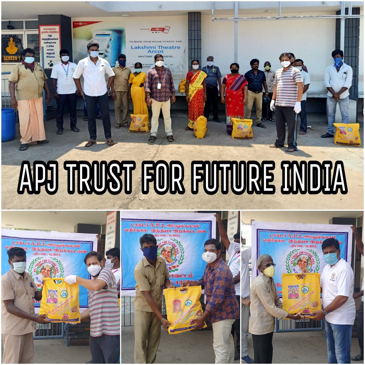 Apjfutureindia's tweet photo. #ApjTrustForFutureIndia
இன்று மே 1 தொழிலாளர் தினத்தை முன்னிட்டு நமது அறக்கட்டளை சார்பில் ராணிப்பேட்டை மாவட்டம் ஆற்காட்டில் ஆட்டோ ஓட்டுநர் மற்றும் பொது மக்களுக்கு அரிசி மற்றும் மளிகை பொருட்கள் வழங்கப்பட்டது.
#apjabdulkalam
#LaboursDay2020
#laboursday
#CoronaLockdown https://t.co/2Zx6rx0Yyr