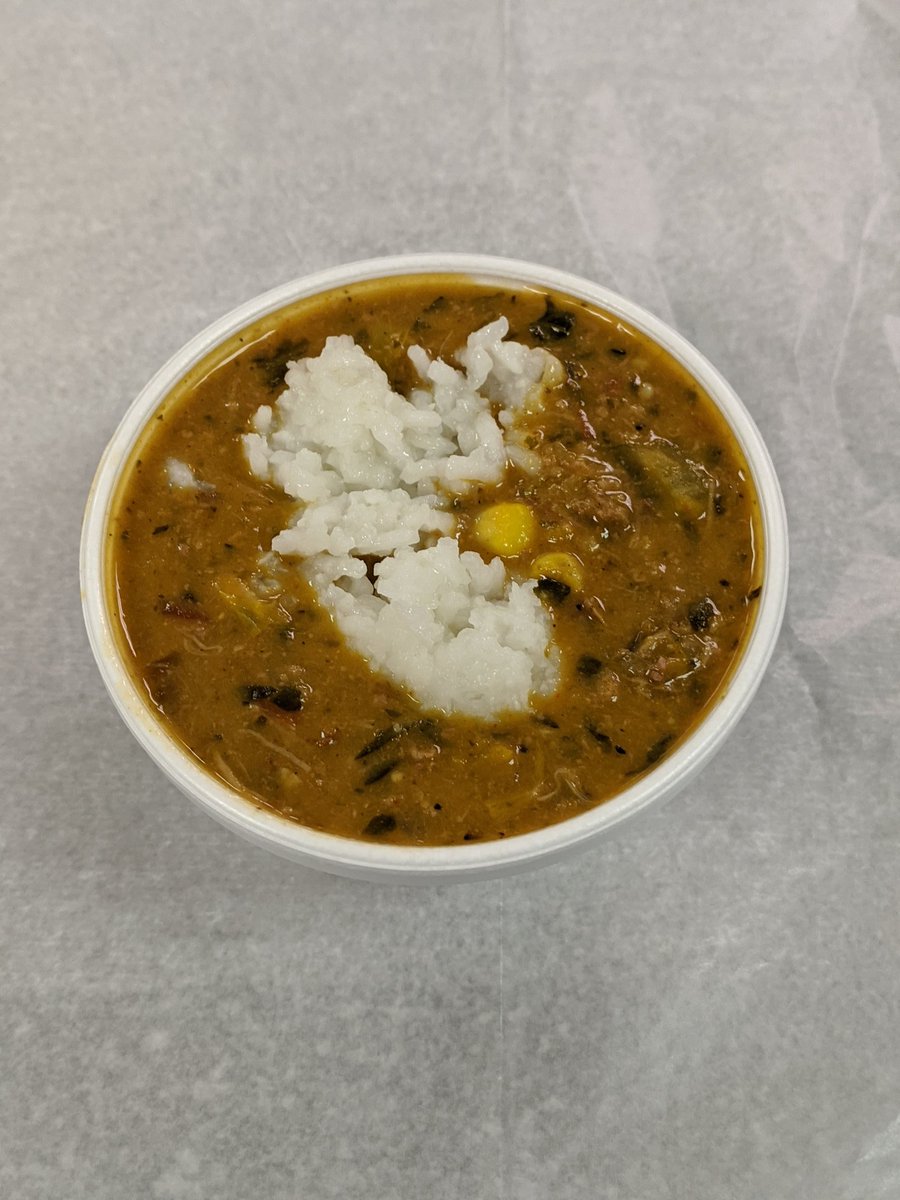 Gumbo just came up! Give us a call at 859-309-1930. Beer Cheese Mac and a few BBQ sandwiches still available too.