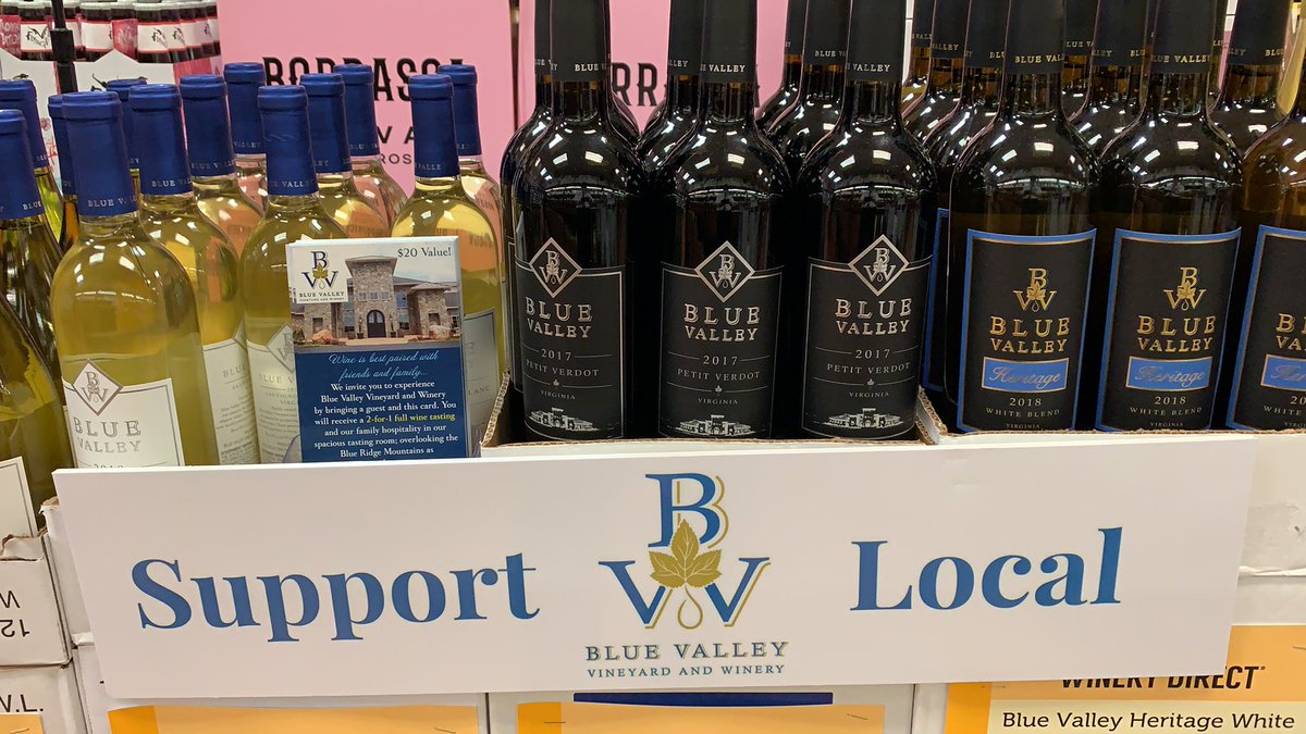 NTinDC's tweet photo. Thanks to the guys from @Blue_vineyard for setting up a great local display for us at @TotalWine Fairfax! https://t.co/4koi3xbbnt