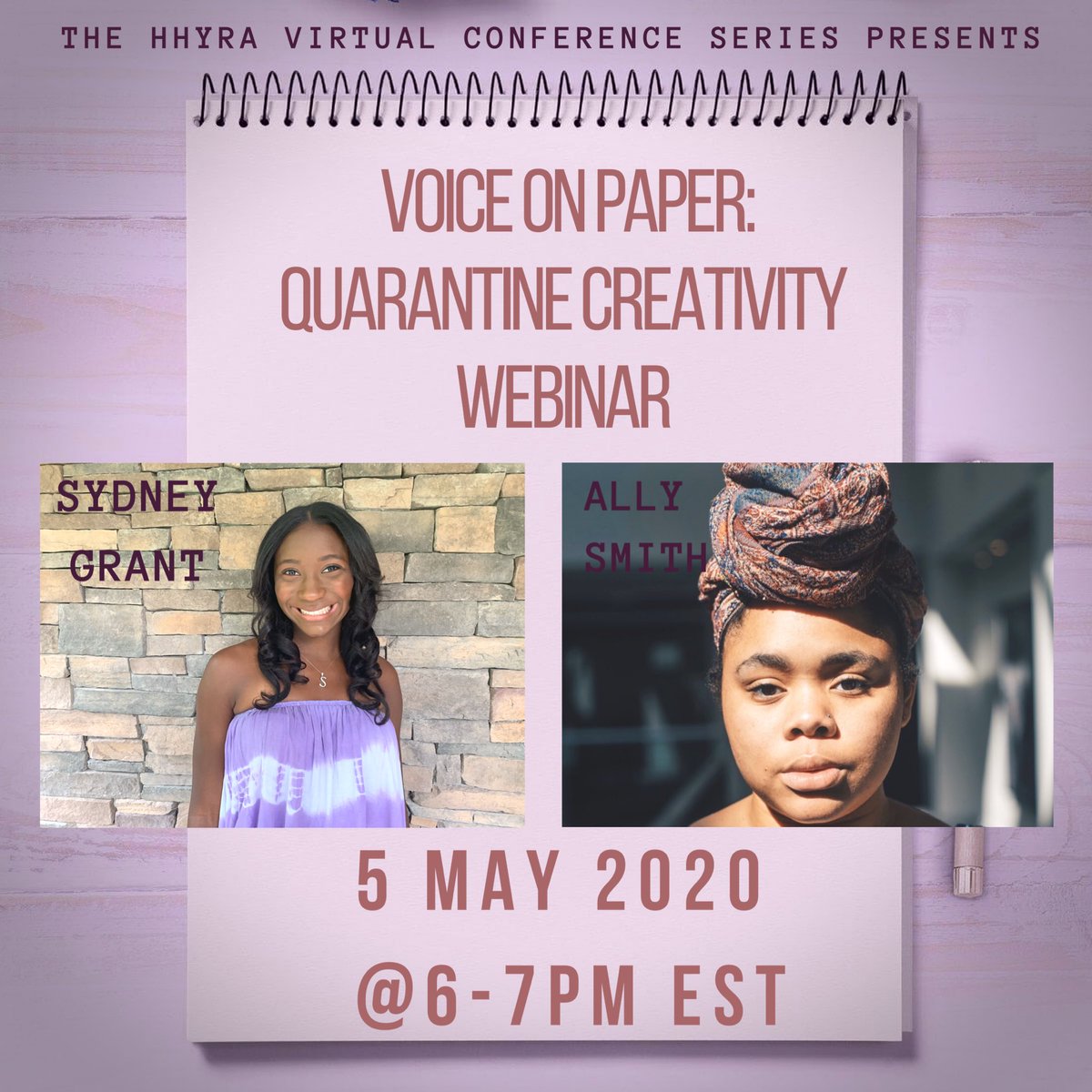 hhyrac's tweet photo. Tuesday May 5th @ 6pm EST!! Come join us as we delve into the wonderful world of creative writing. Register here: https://t.co/NPp8yIad1p https://t.co/5C3MpuhuqY