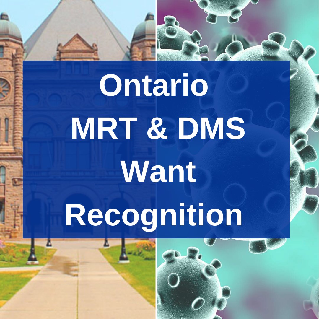 OAMRS1's tweet photo. Now is the time for ALL MRT/DMS TO GET LOUD!
Write your MPP and tell them your story and how you feel.
For your convenience below is a link to an template letter and your MPP’s email.
STRONGLY encourage ALL your colleagues to write as well.
https://t.co/zp5ALapNP9
@ONgov https://t.co/re744qJQet