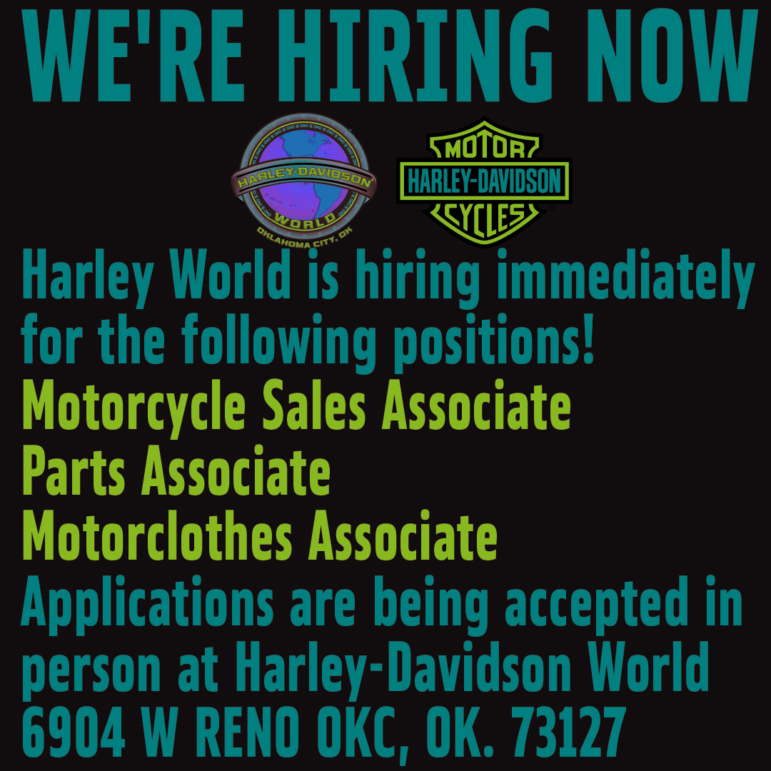HDWorldOKC's tweet image. WE'RE HIRING NOW!