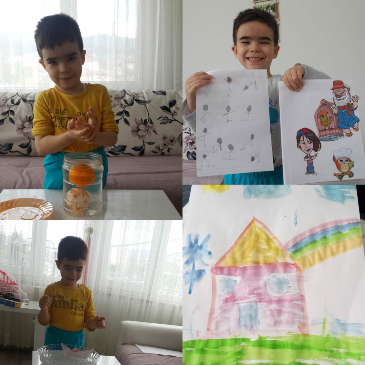 GolhisrAnaokulu's tweet photo. Öğrencilerimizin 1 Mayıs #okulevde etkinliklerinden görseller (3)
#eğitiminmerkezigölhisar #EvdeKalBurdurTehlikeyiDurdur #TatilDeğilUzaktanEğitim @AydnBakan5 @HalilVardi59 @KavcakarBilal @emrecay55 @GolhisarM @BurdurilMEM @golhisarkymkmlk @Burdurvalilik https://t.co/KdDlEGhtVz