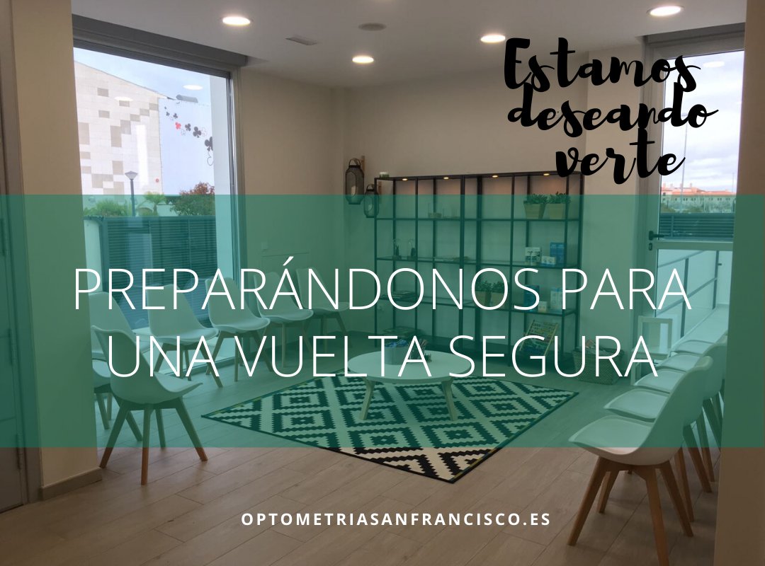 OPTOMETRIASF's tweet photo. Estamos preparando todo para tener una vuelta segura. Con muchas ganas de veros a todos!
#terapiavisual #optometria https://t.co/cd5MtngFYK