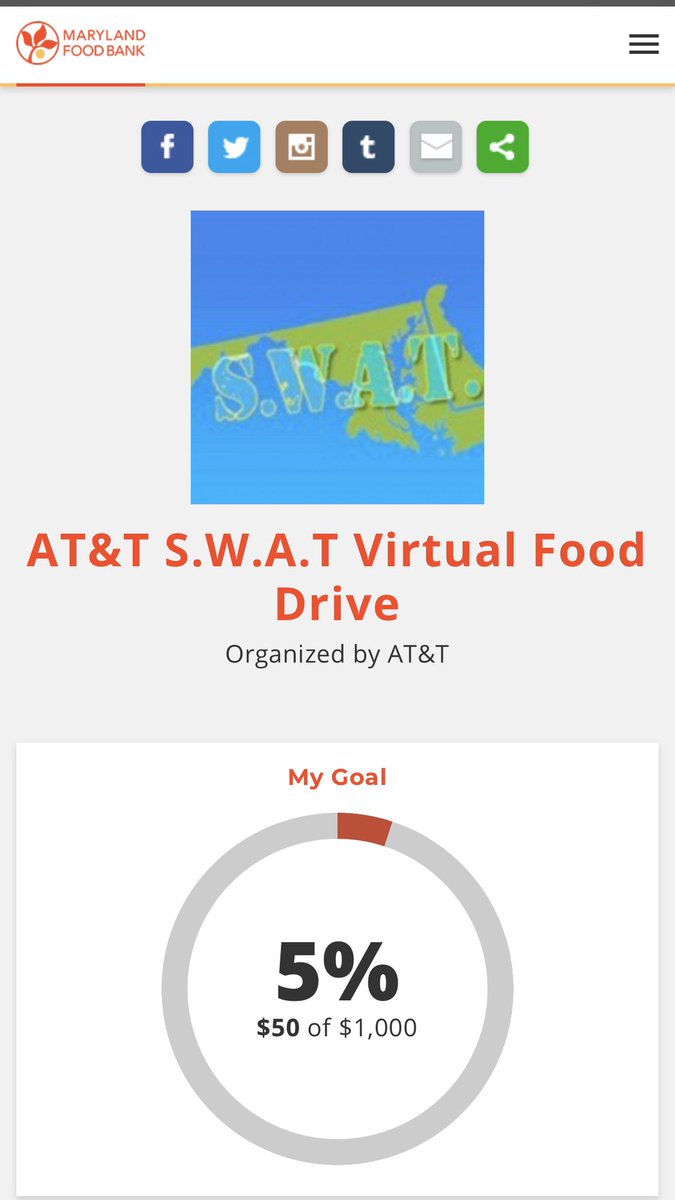 SharonakaE's tweet photo. Just did my part in #SWATAgainstHunger by donating a Back Up Box! ☑️@RahimHashmat  You’re up next. Follow the link to make a donation &amp; pass it along for someone else to do the same! #Bethere #lifeatatt #SWAT #Ilovemyjob #bethechange           https://t.co/8j4JMYqJNR https://t.co/JVGeURQXK4