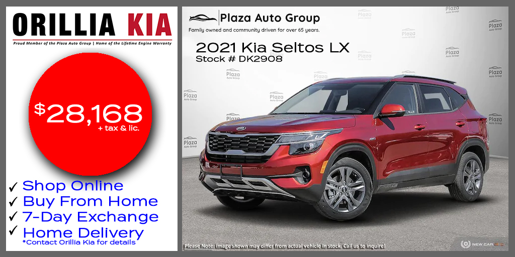 orilliakia's tweet image. Buy this 2021 Kia Seltos LX from home with a 7-day exchange!
@orilliakia #kia #seltos #newcars #orillia #buyfromhome #plazaautogroup
orilliakia.com/new/Kia/2021-K…