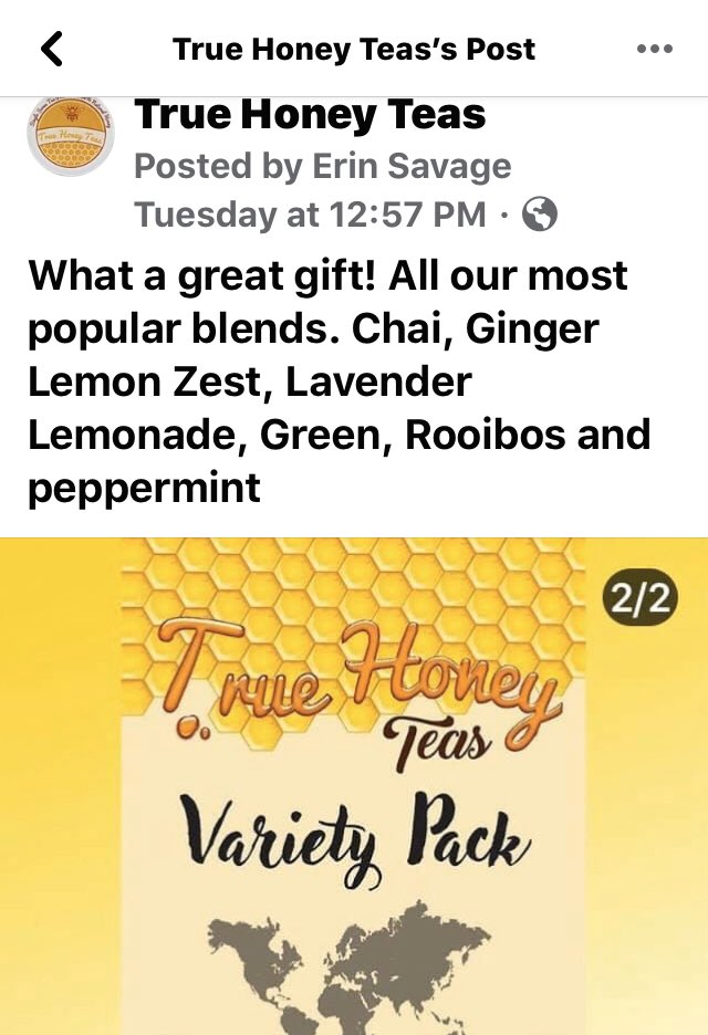 <a href="/truehoneyteas/">True Honey Teas 🐝🍯</a>
#freeshipping #mothersdaygift #MayDay2020 #StayHome