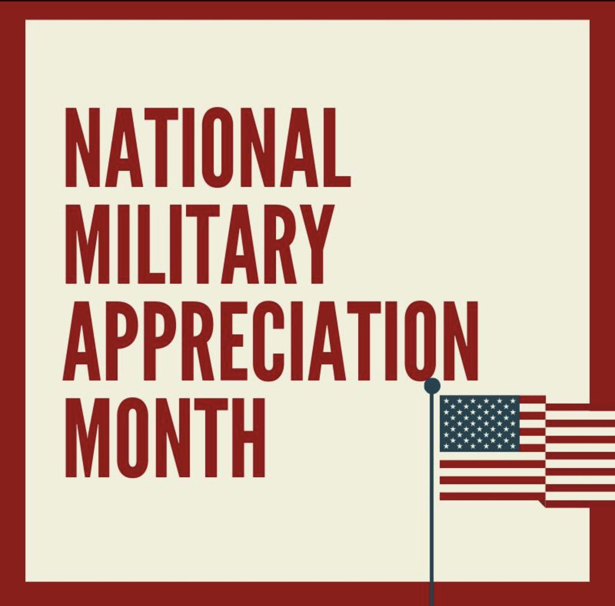 lorreh6's tweet photo. 🇺🇸⚓️National Appreciation Military Month🇺🇸⚓️Thank you to All who Serve! #Army #Navy #AirForce #Marines #CoastGuard #NavyReserves # SupportTheMilitary #AirForceReserves #Veterans #USMilitary #NationalMilitaryMonth #USArmedForces https://t.co/XBF7CtIrh9