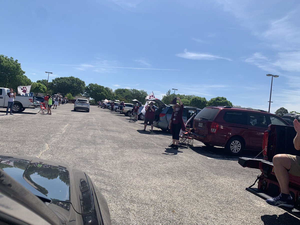 Wildcat Nation ironically coming together for our seniors!