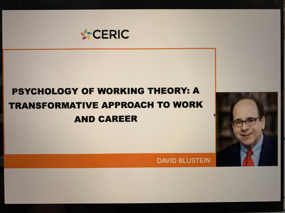 EdHidalgoSD's tweet photo. Thank you @ceric_ca @BlusteinDavid for sharing today about PWT Theory and touching on potential for self-determination in survival jobs especially during this time of COVID. I see a link between these conditions and our work with Ss in #K12. #ImportanceofWork #cvwow https://t.co/475H15Esef