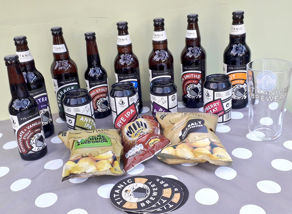 Polewka123's tweet image. As it's #StaffordshireDay today. I'm off down to the pub (in a box) later. Courtesy of @Titanic_Brewers Painless service, delivery and collection. 👌