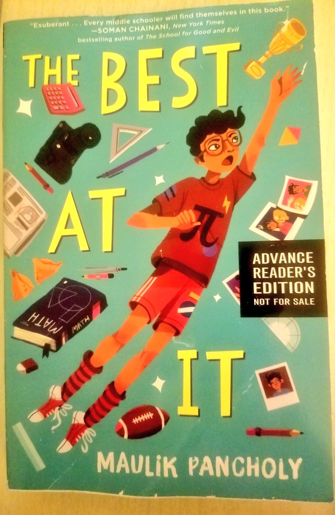 Day 1 of  #AsianPacificAmericanHeritageMonth reads: THE BEST AT IT by  @MaulikPancholy. This is a delightful middle grade read about a young Indian American boy as he struggles to come into his own. Wonderfully written, hilarious & emotional.  https://libcat.arlingtonva.us/GroupedWork/a92d4093-5900-109b-ce32-3f9f2bd912e1/Home?searchId=658949&recordIndex=1&page=1&searchSource=local