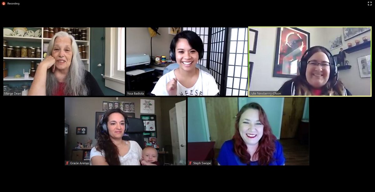 A virtual 👋 from the <a href="/wia_austin/">WiA Austin</a> Webinar: "What’s Getting Made And Who’s Making It?" with representatives from Texas-based animation companies like @MinnowMountain, <a href="/RoosterTeeth/">Rooster Teeth</a>, <a href="/bioware/">BioWare</a> &amp; <a href="/powerhouseanim/">Powerhouse Animation</a>! #womeninanimation