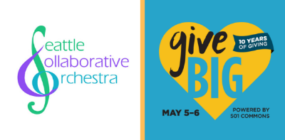 SeaCollabOrch's tweet photo. SCO News: Concert Season Update, our #GiveBIG Campaign, &amp; American Prize Awards Update - https://t.co/U8lrJpCyDw https://t.co/2xIB8FCEOK