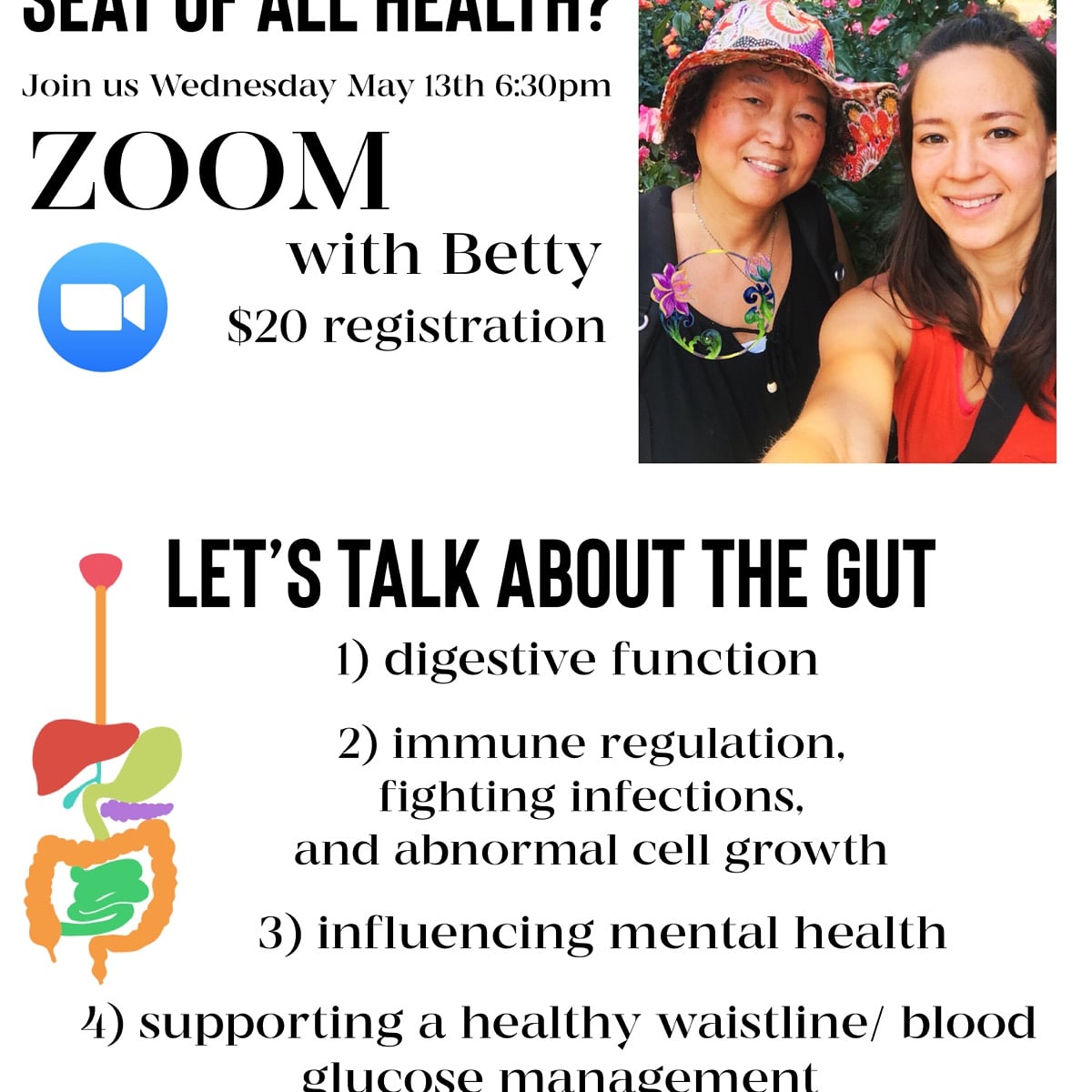 Lotusherbal's tweet photo. Join Betty with talking about gut health and how it can impact your own personal health.
Sign up at: https://t.co/MZZoa74qNf https://t.co/vP2jxulow0