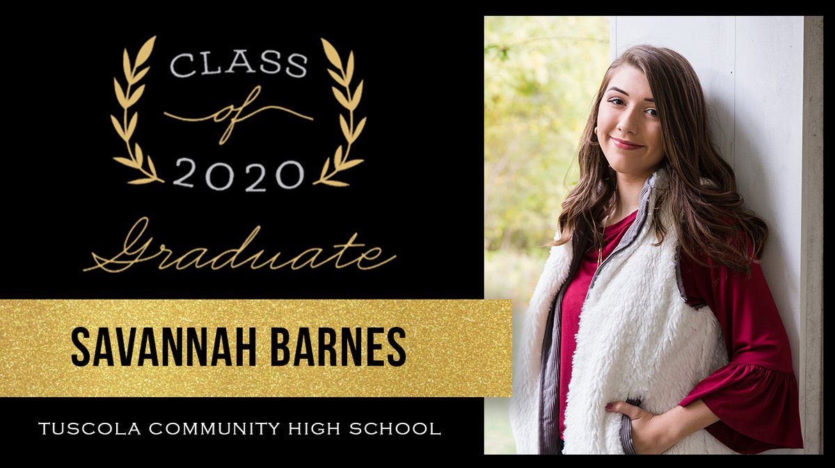 TuscolaCUSD301's tweet photo. We support our Tuscola High School Class of 2020 Seniors! Today we are giving a #SeniorShoutout to Lainey, Savannah, Ryan, &amp; Delanie. While the school closure is affecting everyone differently, we want to take a moment to recognize some of our TCHS Seniors. #Alwaysawarrior https://t.co/yZC7vKpOtU