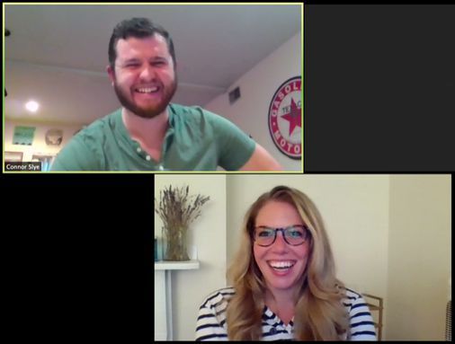 Blind date: "If things went poorly I could just hang up." Will two avid skiers get a lift from their Zoom date? buff.ly/2YjJ6Cm <a href="/DinnerWithCupid/">Dinner With Cupid</a>