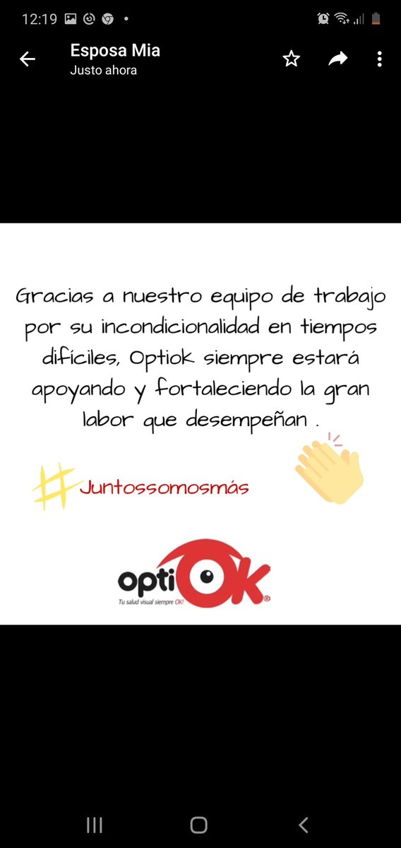 ok_opti's tweet photo. Gracias a Dios, por nuestro equipo  de trabajo, OPTIOK. Juntos somos más... feliz día. https://t.co/sQjywgu5cB