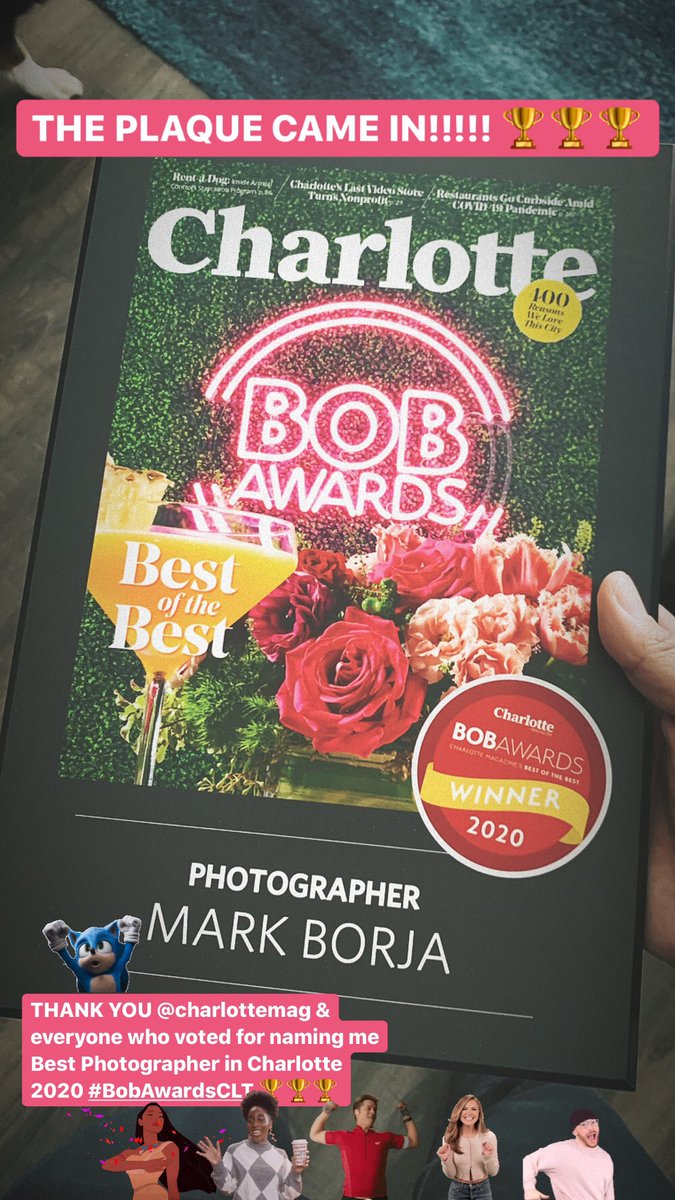 markwhut's tweet photo. Thank you @CharlotteMag &amp; everyone who voted 🥺🥺🥺🏆🙌🏽🙏🏽 https://t.co/tlyLS1yyEG