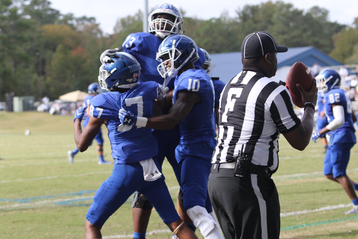 CoachHallUNCP's tweet image. The CIAA's Top OFFENSE the past 2 seasons &amp;amp; 1 of 6 Programs in D2 to finish Top 15 in the Nation over the last 2 years has improved this off-season!! We've added Size, Depth, and several Dynamic Playmakers!! Our UNIT has become one of the Best in the Country!! #HawkTough #9Strong