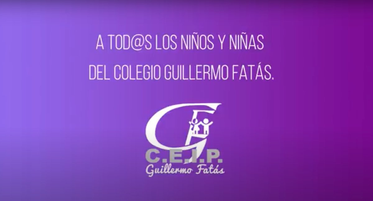 GRACIAS POR REGALARNOS EL LATIDO DE VUESTROS CORAZONES. El profesorado del <a href="/CeipFatas/">CEIP Guillermo Fatás</a> enviamos un mensaje de cariño a l<a href="/s/">『S』</a> niñ@s a través de este bonito vídeo realizado por nuestra compañera Sandra Almárcegui. 
<a href="/InnovaEducAr/">InnovaEducAr</a>
 
youtube.com/watch?v=iXPT3H…