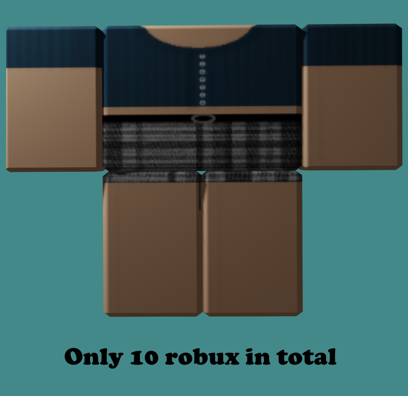 note it is 20 robux total for shirt and pants roblox