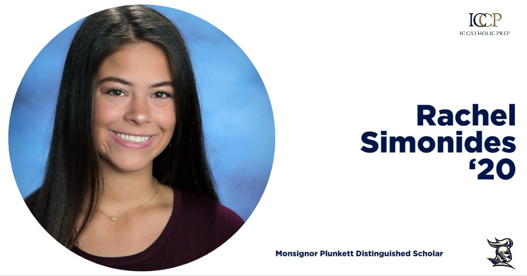 ICCatholicPrep's tweet photo. Rachel Simonides ’20 Believes in Hard Work. She is a Monsignor Plunkett Distinguished Scholar – Class of 2020. 

She received the National Scholars Awards at the University of Iowa. Read more >> https://t.co/nD3W27iWls.

#believeinhardwork #knightup217 #leagueofknights https://t.co/94CuaIHXAv