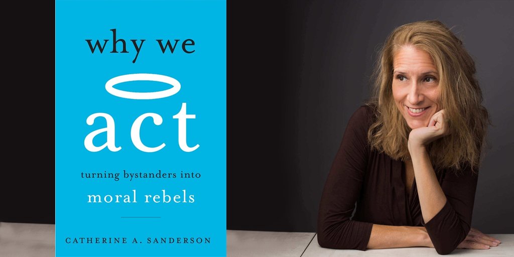 TopofMindpod's tweet photo. If you feel conspicuous wearing a mask in public because it seems like nobody else is, you're not alone. We're wired to go along w/social norms - often to our detriment. @SandersonSpeaks explains why her new book #WhyWeAct: https://t.co/H1tbAVR2Jt https://t.co/o2iOifsfq9