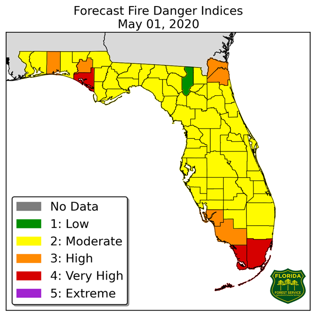 Florida Forest Service On Twitter Statewide Fire Danger Could